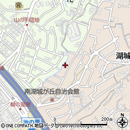 滋賀県大津市湖城が丘27周辺の地図