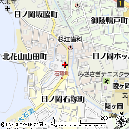 京都府京都市山科区日ノ岡ホッパラ町32-3周辺の地図