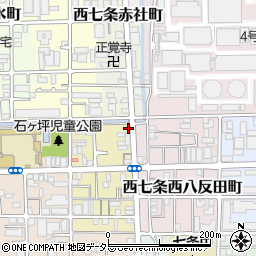 京都府京都市下京区西七条東石ケ坪町11周辺の地図