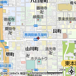 京都府京都市下京区東側町513周辺の地図
