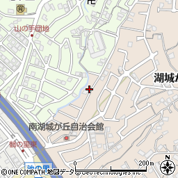 滋賀県大津市湖城が丘27-5周辺の地図
