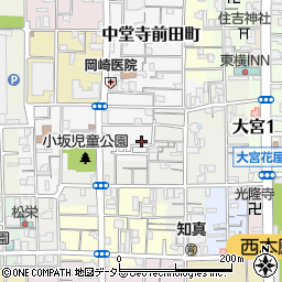 京都府京都市下京区小坂町20周辺の地図