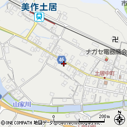 岡山県美作市土居321周辺の地図