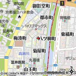京都府京都市下京区早尾町周辺の地図