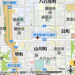 本願寺国際センター周辺の地図