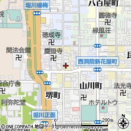京都府京都市下京区西若松町262周辺の地図