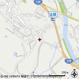 岡山県美作市土居2260-1周辺の地図