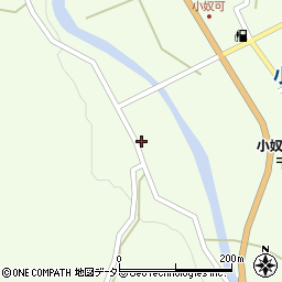 広島県庄原市東城町小奴可1639周辺の地図