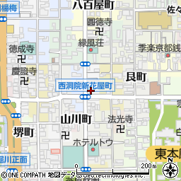 京都府京都市下京区東側町514周辺の地図