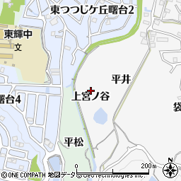 京都府亀岡市篠町森（上宮ノ谷）周辺の地図