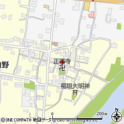 兵庫県宍粟市山崎町野198周辺の地図