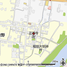 兵庫県宍粟市山崎町野198周辺の地図