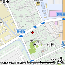 静岡県静岡市清水区村松175周辺の地図