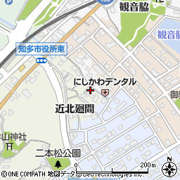 愛知県知多市新知遠北廻間周辺の地図