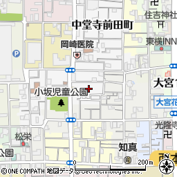 京都府京都市下京区小坂町19周辺の地図