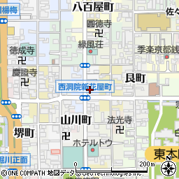 京都府京都市下京区東側町514-1周辺の地図