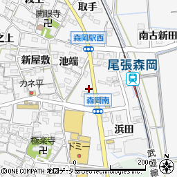 愛知県知多郡東浦町森岡前田5周辺の地図