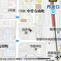 京都府京都市下京区朱雀分木町8周辺の地図