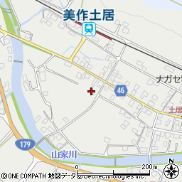 岡山県美作市土居404周辺の地図