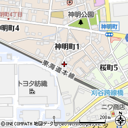 長坂周辺の地図