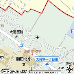 滋賀県大津市大将軍1丁目16-30周辺の地図