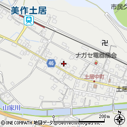 岡山県美作市土居315周辺の地図