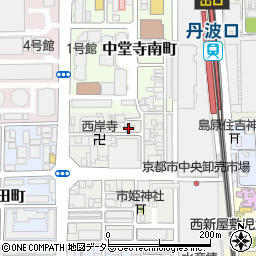 京都府京都市下京区朱雀分木町12周辺の地図