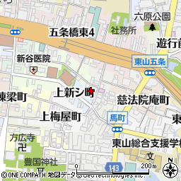 京都府京都市東山区鐘鋳町388周辺の地図