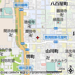 京都府京都市下京区西若松町266-2周辺の地図