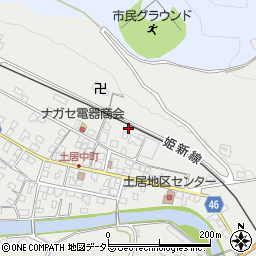 岡山県美作市土居3166周辺の地図