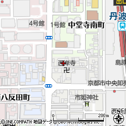 京都府京都市下京区朱雀分木町1周辺の地図