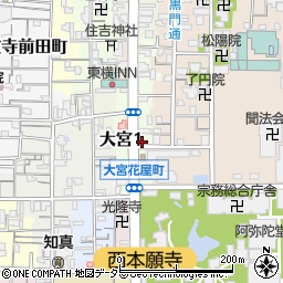 京都府京都市下京区堀之上町532周辺の地図