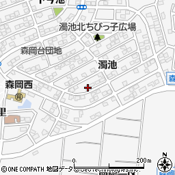 愛知県知多郡東浦町森岡濁池22周辺の地図