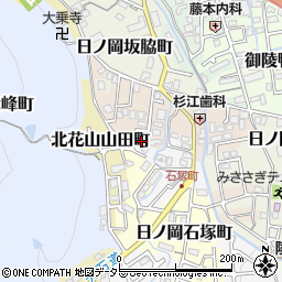 京都府京都市山科区日ノ岡ホッパラ町20周辺の地図