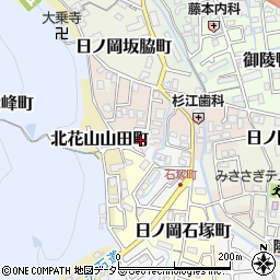 京都府京都市山科区日ノ岡ホッパラ町20-1周辺の地図