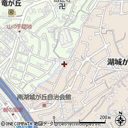 滋賀県大津市湖城が丘27-3周辺の地図