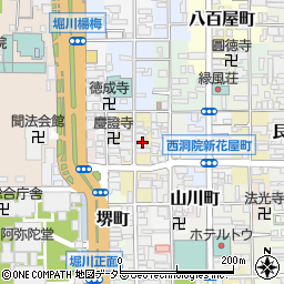 京都府京都市下京区西若松町267周辺の地図