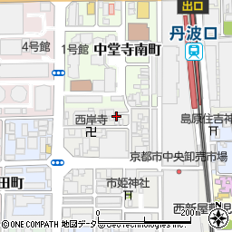 京都府京都市下京区朱雀分木町11-7周辺の地図