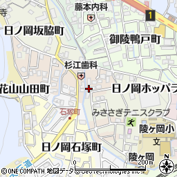 京都府京都市山科区日ノ岡ホッパラ町49周辺の地図