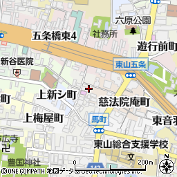 京都府京都市東山区鐘鋳町566-2周辺の地図