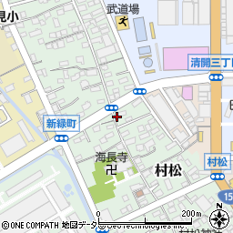 静岡県静岡市清水区村松164周辺の地図