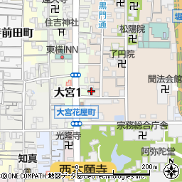 京都府京都市下京区柿本町595-10周辺の地図