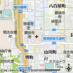 京都府京都市下京区西若松町270周辺の地図