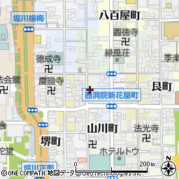 京都府京都市下京区学林町周辺の地図
