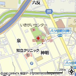 愛知県知立市八ツ田町泉周辺の地図