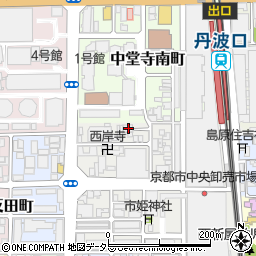 京都府京都市下京区朱雀分木町7周辺の地図