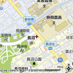 静岡県静岡市葵区沓谷1350周辺の地図