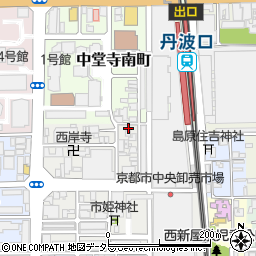 京都府京都市下京区朱雀分木町21周辺の地図