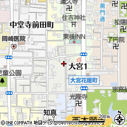 京都府京都市下京区丹波街道町302-4周辺の地図