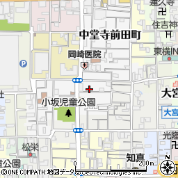 京都府京都市下京区小坂町16-36周辺の地図